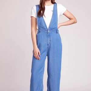 BB Dakota Wide Leg Overalls Jumpsuit Size 4